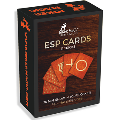 Wooden ESP Cards by Joker Magic - Trick
